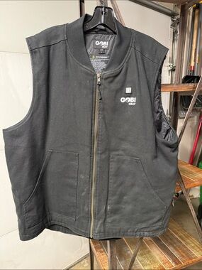 GOBI Heat Men's Black Heated Work Vest